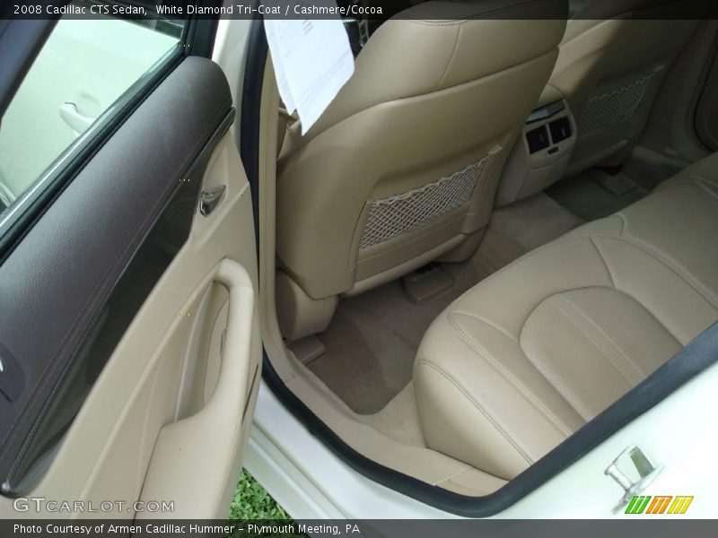 White Diamond Tri-Coat / Cashmere/Cocoa 2008 Cadillac CTS Sedan