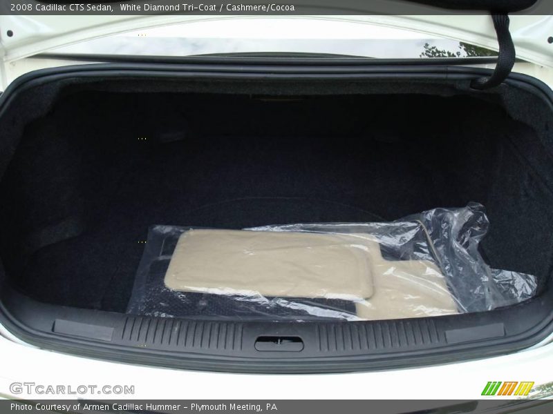 White Diamond Tri-Coat / Cashmere/Cocoa 2008 Cadillac CTS Sedan