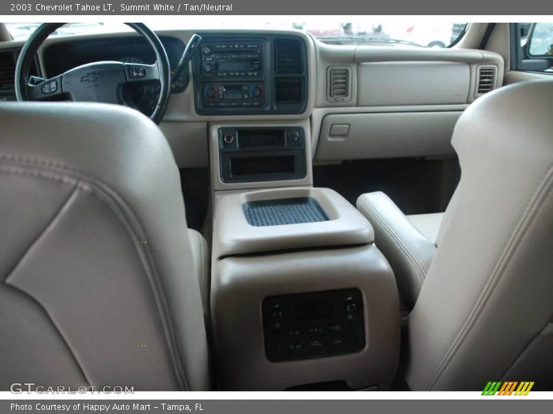 Summit White / Tan/Neutral 2003 Chevrolet Tahoe LT