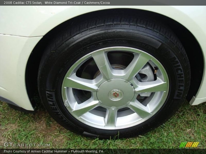 White Diamond Tri-Coat / Cashmere/Cocoa 2008 Cadillac CTS Sedan