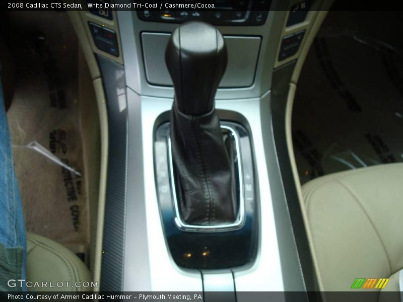 White Diamond Tri-Coat / Cashmere/Cocoa 2008 Cadillac CTS Sedan