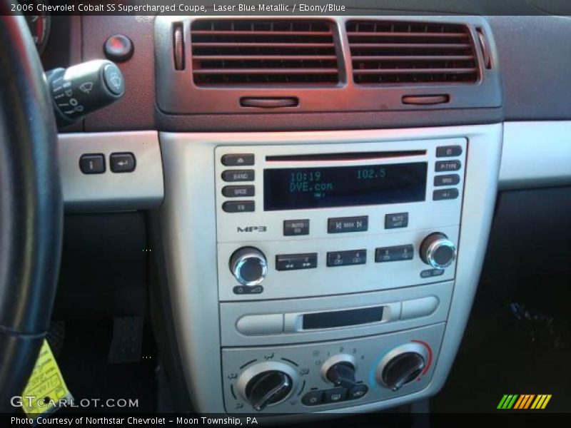 Laser Blue Metallic / Ebony/Blue 2006 Chevrolet Cobalt SS Supercharged Coupe