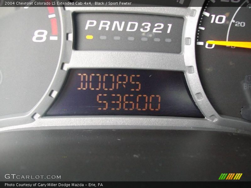 Black / Sport Pewter 2004 Chevrolet Colorado LS Extended Cab 4x4