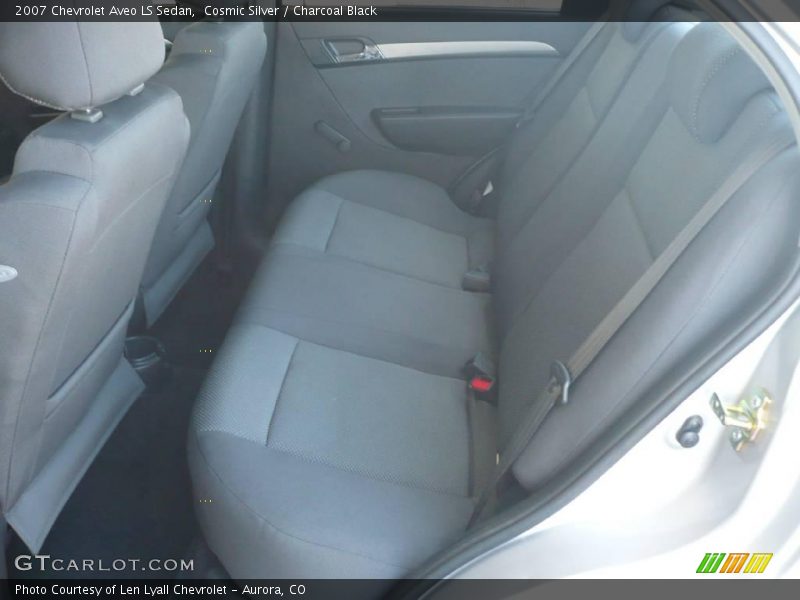 Cosmic Silver / Charcoal Black 2007 Chevrolet Aveo LS Sedan