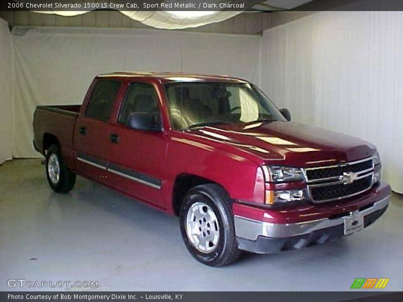 Sport Red Metallic / Dark Charcoal 2006 Chevrolet Silverado 1500 LS Crew Cab