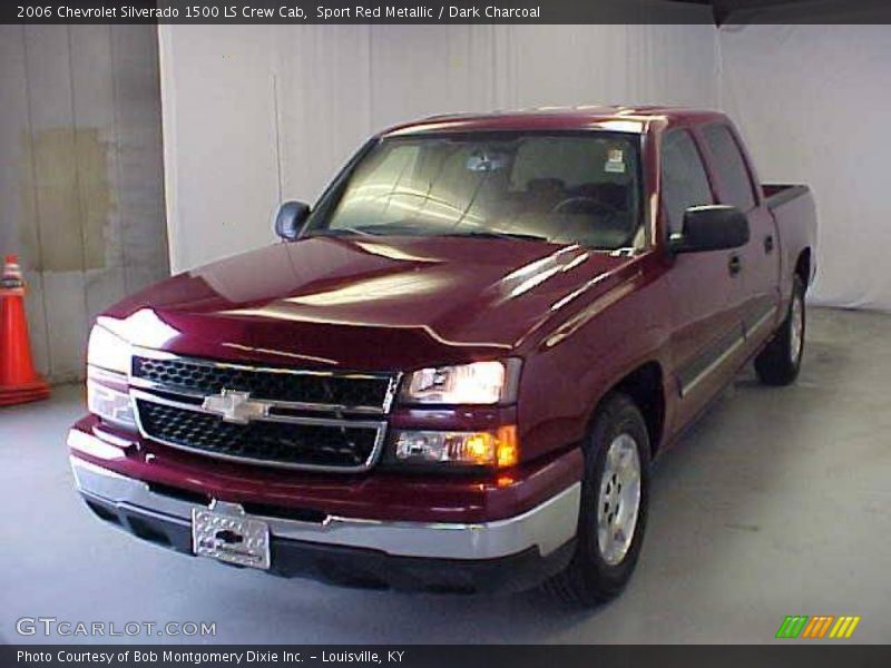 Sport Red Metallic / Dark Charcoal 2006 Chevrolet Silverado 1500 LS Crew Cab