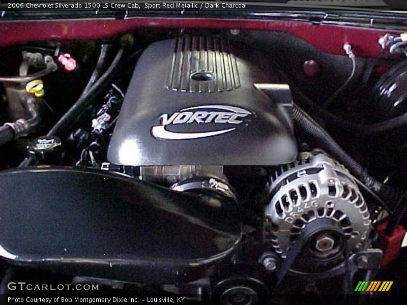 Sport Red Metallic / Dark Charcoal 2006 Chevrolet Silverado 1500 LS Crew Cab