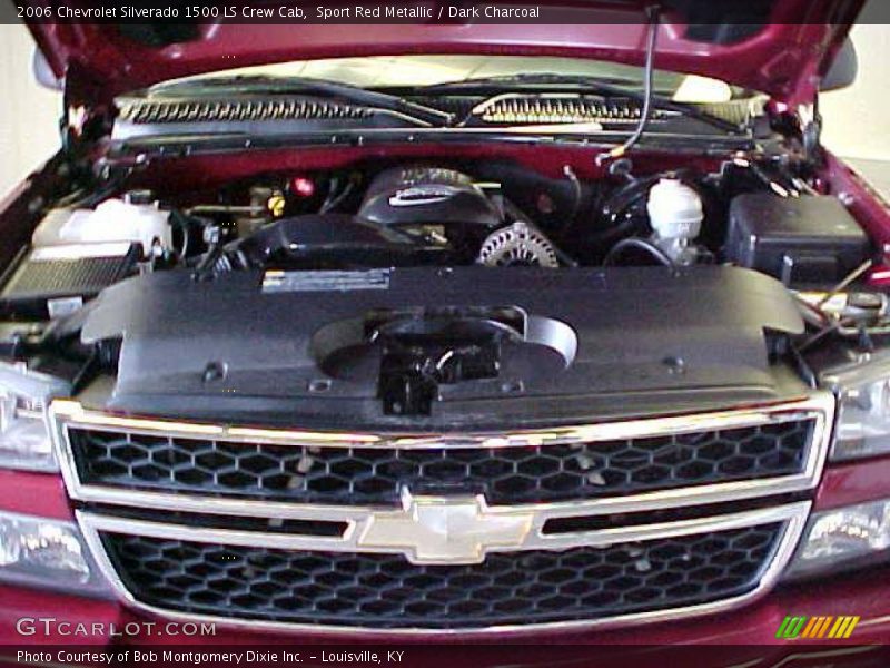 Sport Red Metallic / Dark Charcoal 2006 Chevrolet Silverado 1500 LS Crew Cab
