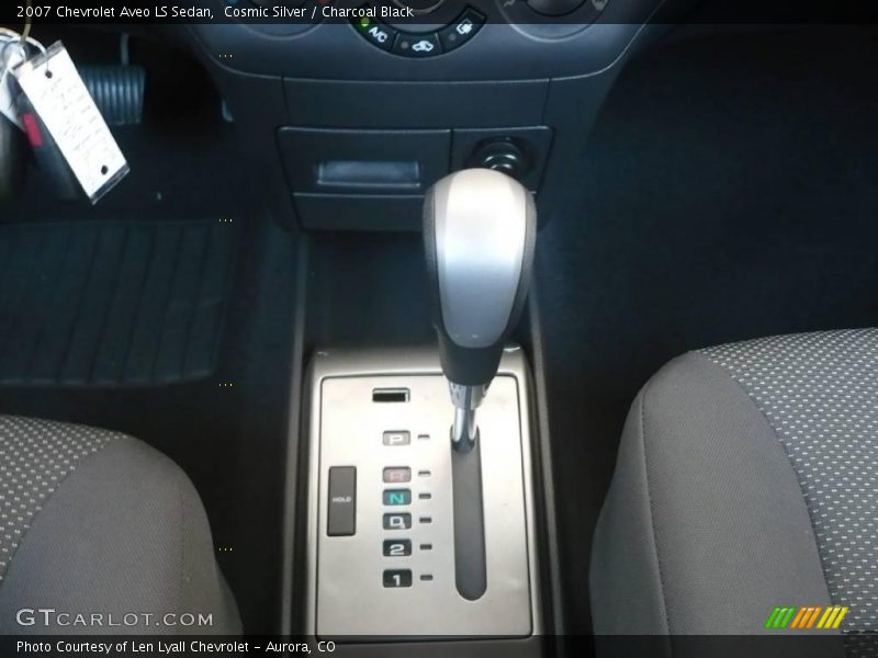 Cosmic Silver / Charcoal Black 2007 Chevrolet Aveo LS Sedan