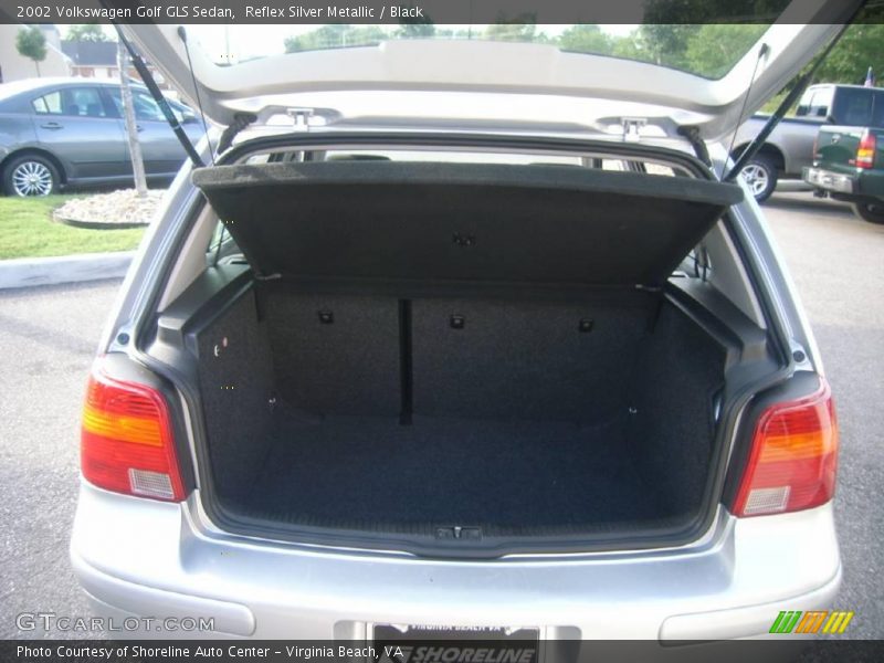 Reflex Silver Metallic / Black 2002 Volkswagen Golf GLS Sedan