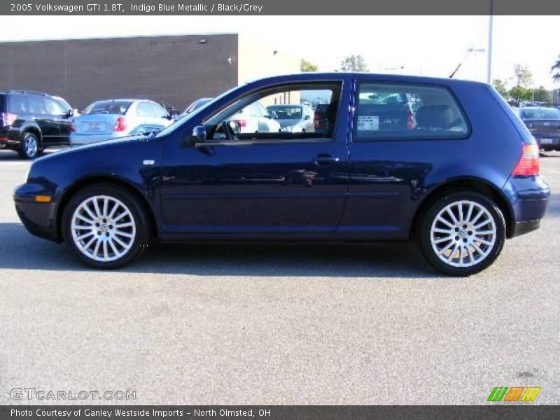 Indigo Blue Metallic / Black/Grey 2005 Volkswagen GTI 1.8T
