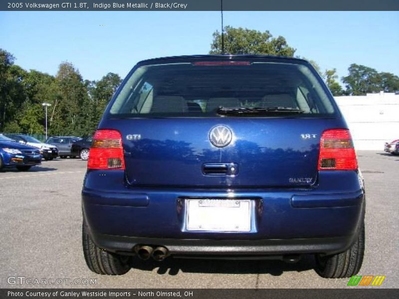 Indigo Blue Metallic / Black/Grey 2005 Volkswagen GTI 1.8T