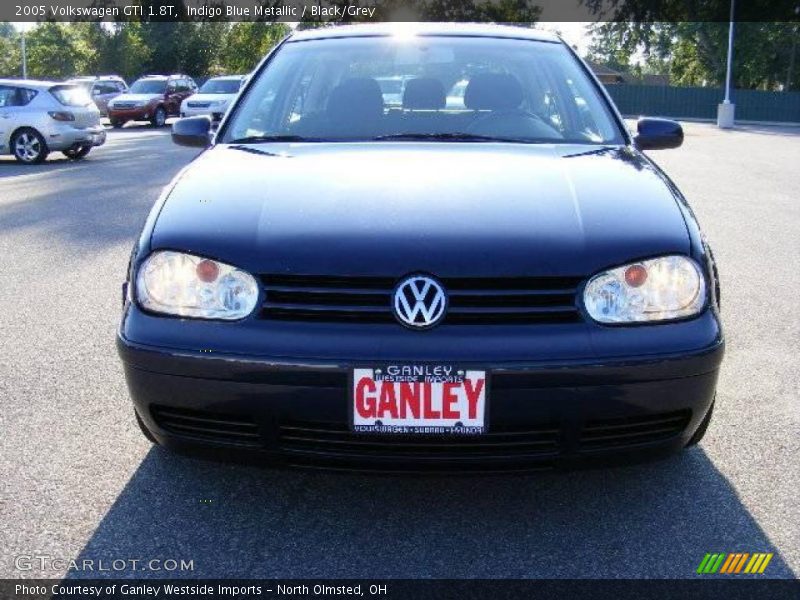 Indigo Blue Metallic / Black/Grey 2005 Volkswagen GTI 1.8T