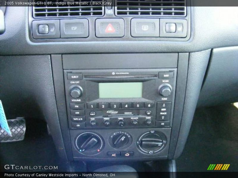 Indigo Blue Metallic / Black/Grey 2005 Volkswagen GTI 1.8T