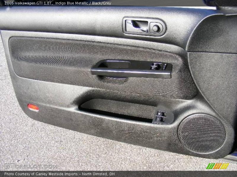 Indigo Blue Metallic / Black/Grey 2005 Volkswagen GTI 1.8T