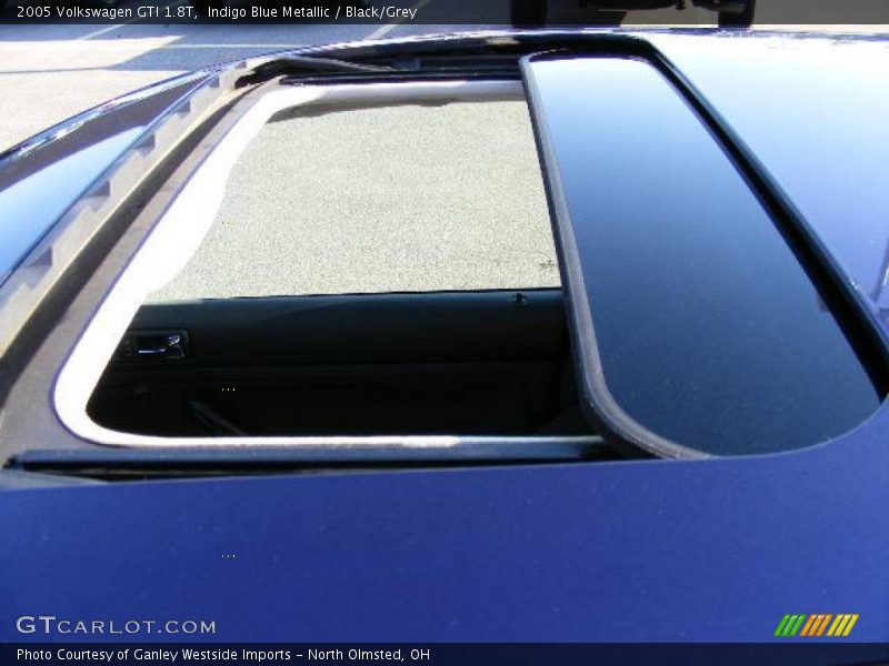 Indigo Blue Metallic / Black/Grey 2005 Volkswagen GTI 1.8T