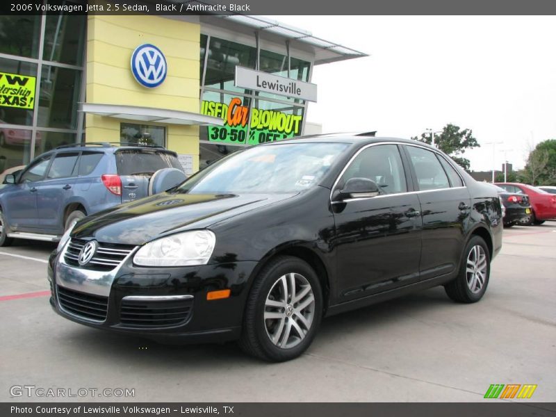 Black / Anthracite Black 2006 Volkswagen Jetta 2.5 Sedan
