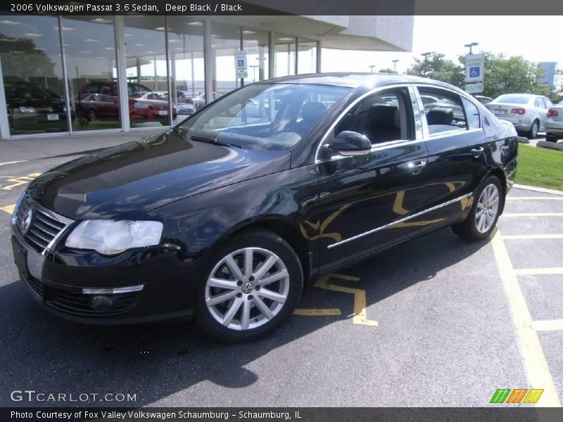 Deep Black / Black 2006 Volkswagen Passat 3.6 Sedan