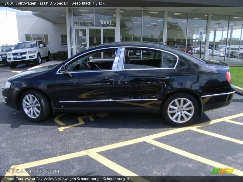 Deep Black / Black 2006 Volkswagen Passat 3.6 Sedan