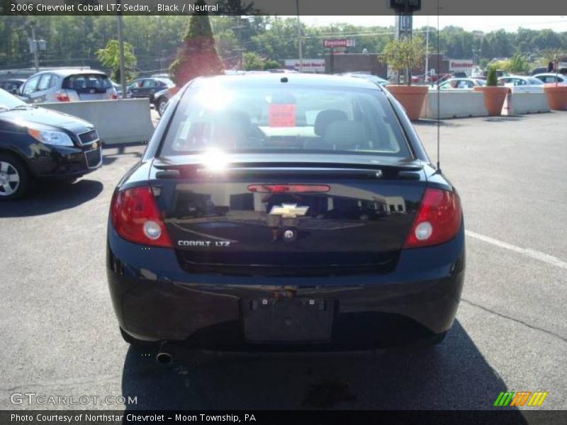 Black / Neutral 2006 Chevrolet Cobalt LTZ Sedan