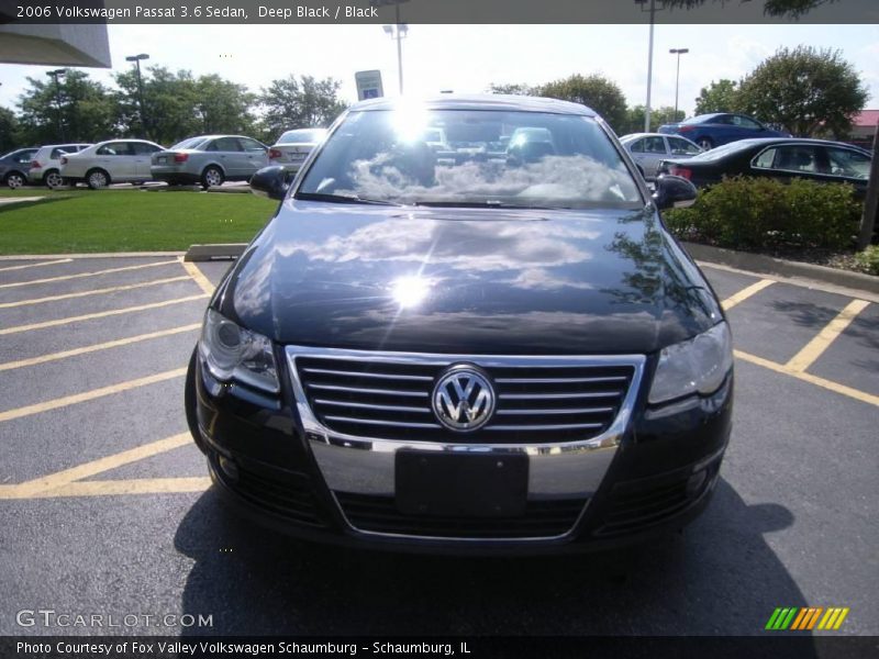 Deep Black / Black 2006 Volkswagen Passat 3.6 Sedan