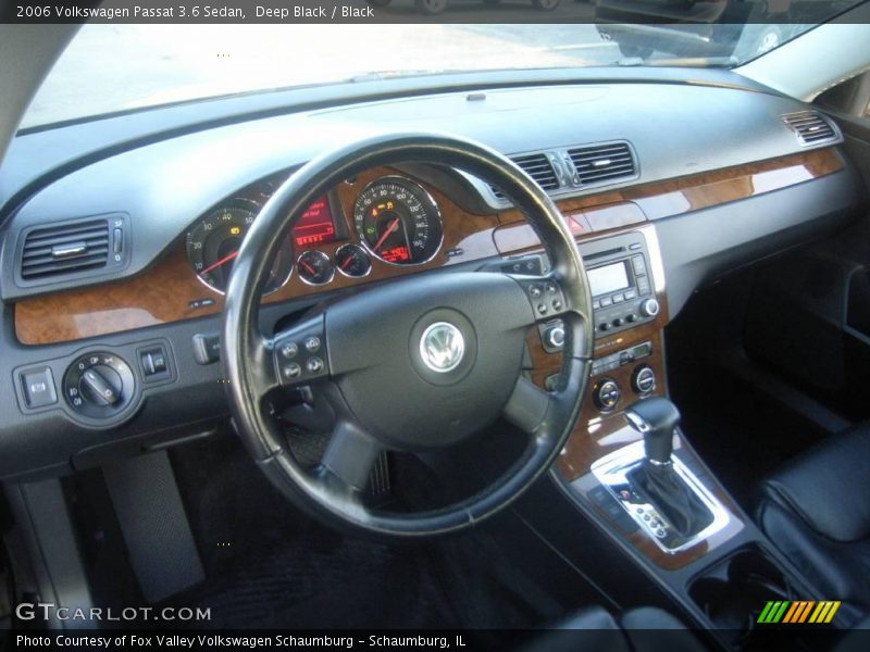 Deep Black / Black 2006 Volkswagen Passat 3.6 Sedan