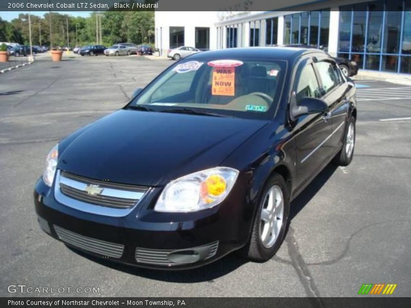 Black / Neutral 2006 Chevrolet Cobalt LTZ Sedan