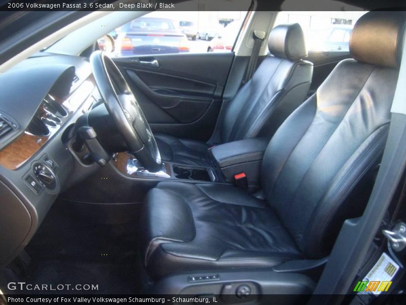 Deep Black / Black 2006 Volkswagen Passat 3.6 Sedan