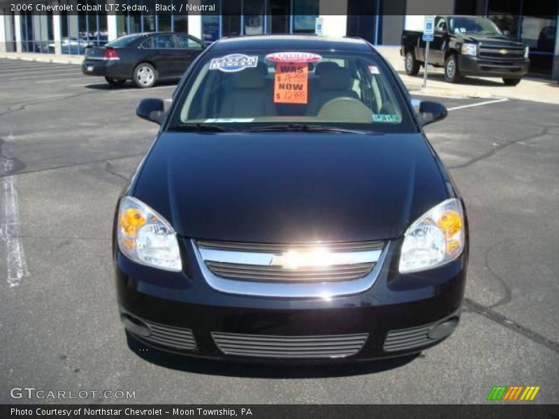 Black / Neutral 2006 Chevrolet Cobalt LTZ Sedan