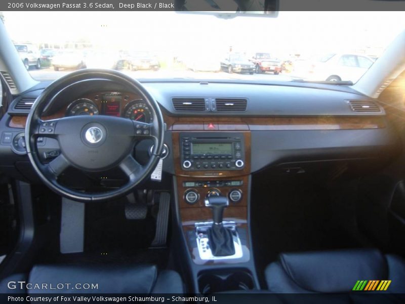 Deep Black / Black 2006 Volkswagen Passat 3.6 Sedan