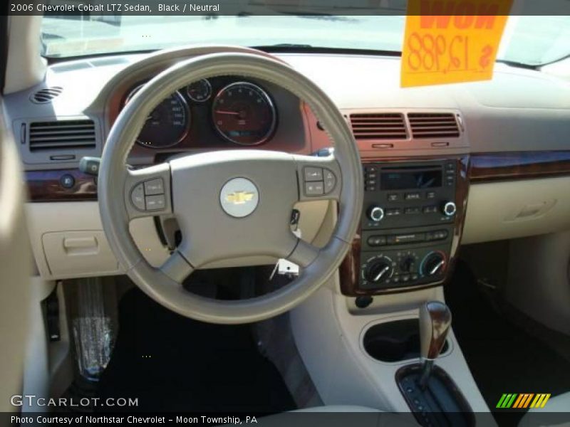 Black / Neutral 2006 Chevrolet Cobalt LTZ Sedan