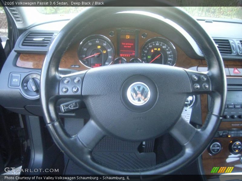 Deep Black / Black 2006 Volkswagen Passat 3.6 Sedan