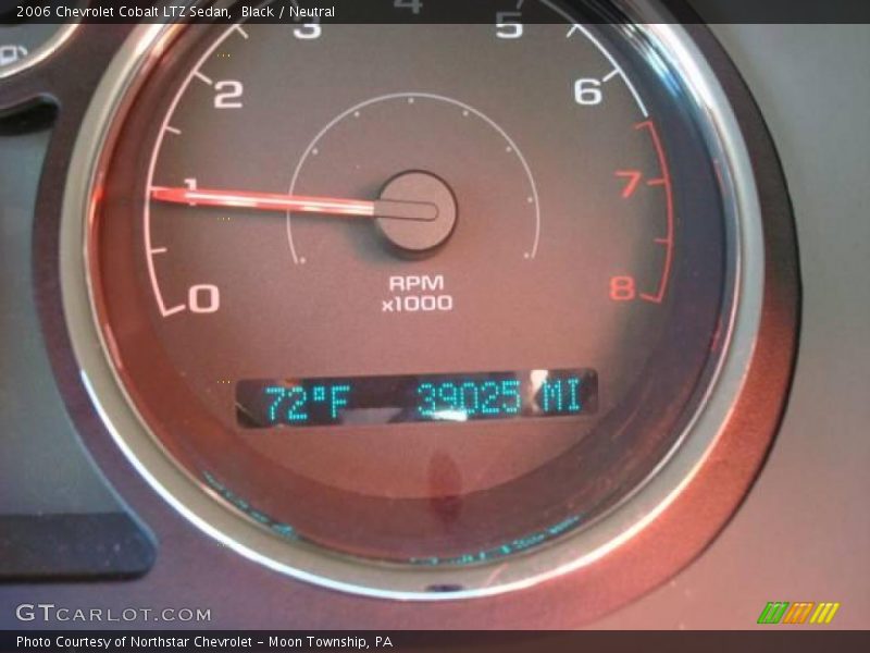 Black / Neutral 2006 Chevrolet Cobalt LTZ Sedan