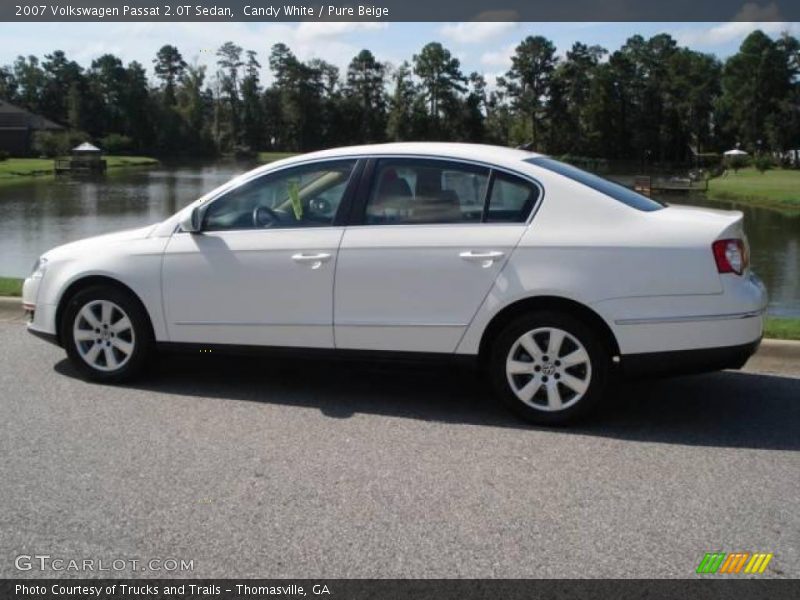 Candy White / Pure Beige 2007 Volkswagen Passat 2.0T Sedan