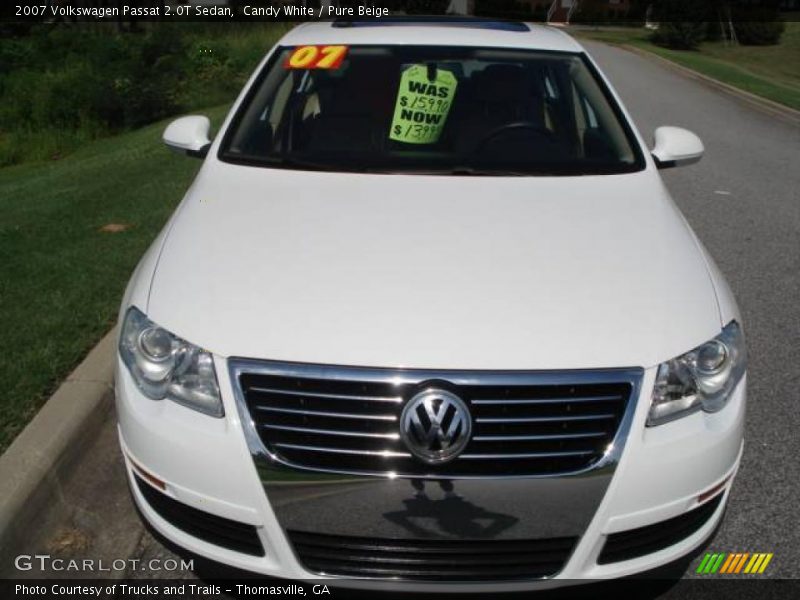 Candy White / Pure Beige 2007 Volkswagen Passat 2.0T Sedan