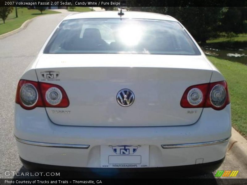 Candy White / Pure Beige 2007 Volkswagen Passat 2.0T Sedan