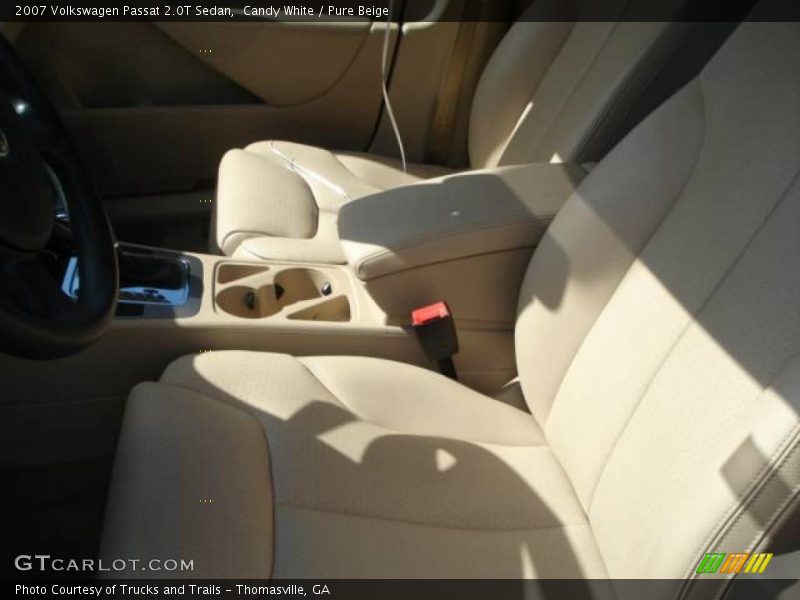 Candy White / Pure Beige 2007 Volkswagen Passat 2.0T Sedan