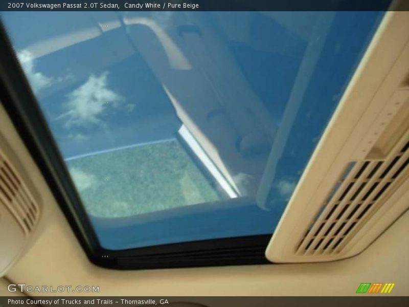 Candy White / Pure Beige 2007 Volkswagen Passat 2.0T Sedan