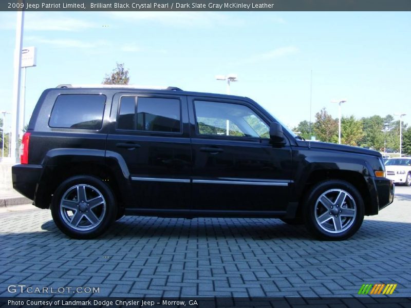 Brilliant Black Crystal Pearl / Dark Slate Gray McKinley Leather 2009 Jeep Patriot Limited
