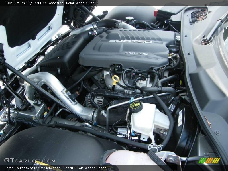 Polar White / Tan 2009 Saturn Sky Red Line Roadster