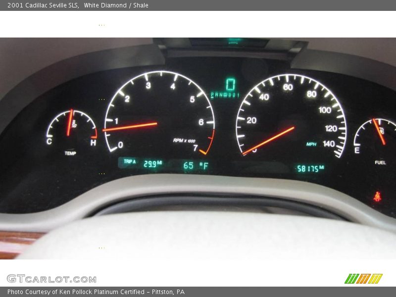 White Diamond / Shale 2001 Cadillac Seville SLS