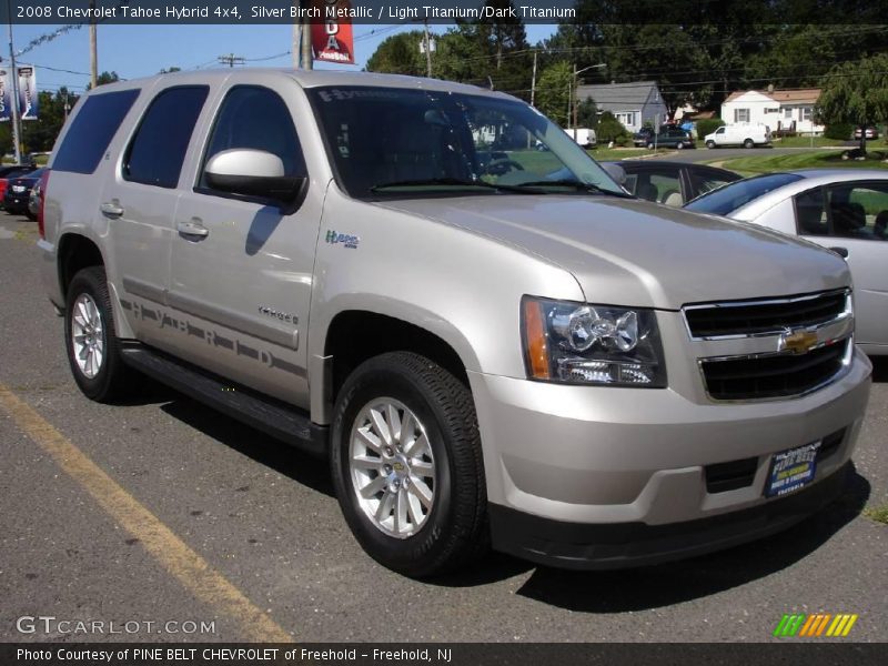 Silver Birch Metallic / Light Titanium/Dark Titanium 2008 Chevrolet Tahoe Hybrid 4x4