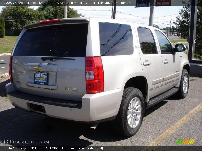 Silver Birch Metallic / Light Titanium/Dark Titanium 2008 Chevrolet Tahoe Hybrid 4x4