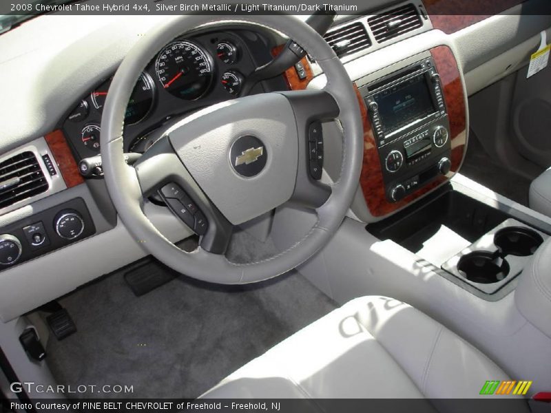 Silver Birch Metallic / Light Titanium/Dark Titanium 2008 Chevrolet Tahoe Hybrid 4x4