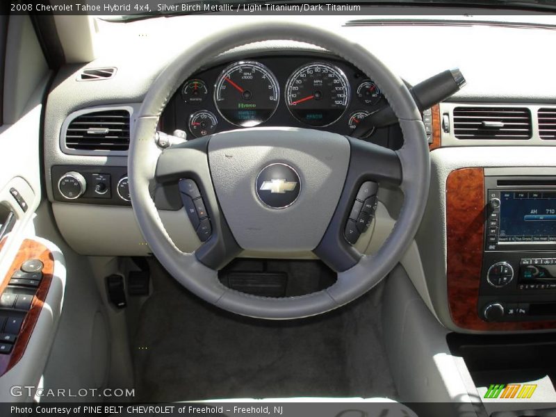 Silver Birch Metallic / Light Titanium/Dark Titanium 2008 Chevrolet Tahoe Hybrid 4x4