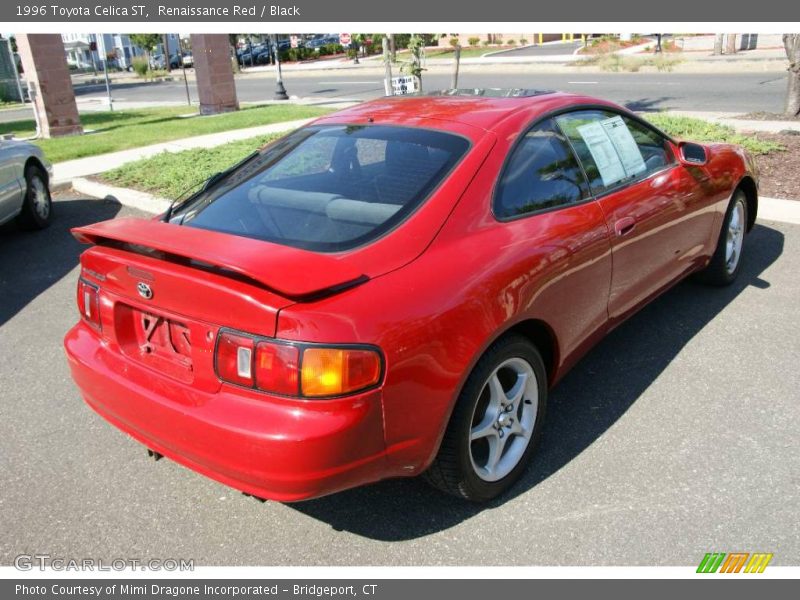 Renaissance Red / Black 1996 Toyota Celica ST