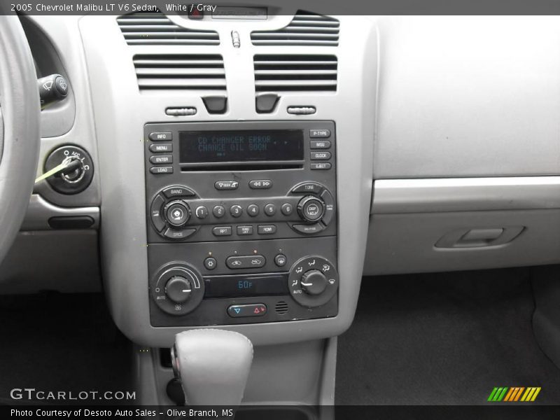 White / Gray 2005 Chevrolet Malibu LT V6 Sedan