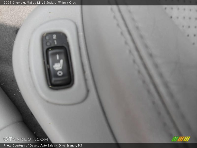 White / Gray 2005 Chevrolet Malibu LT V6 Sedan