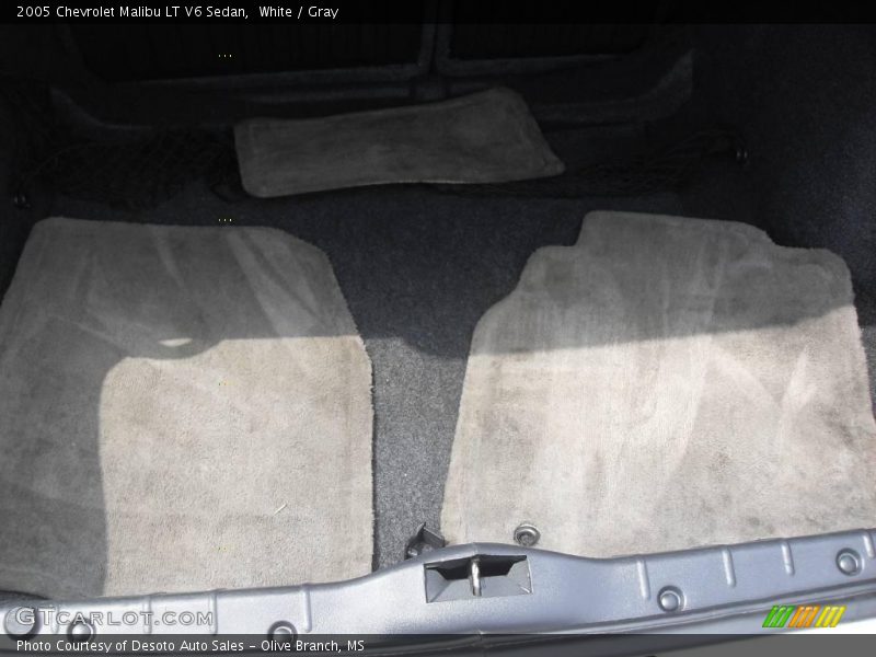 White / Gray 2005 Chevrolet Malibu LT V6 Sedan