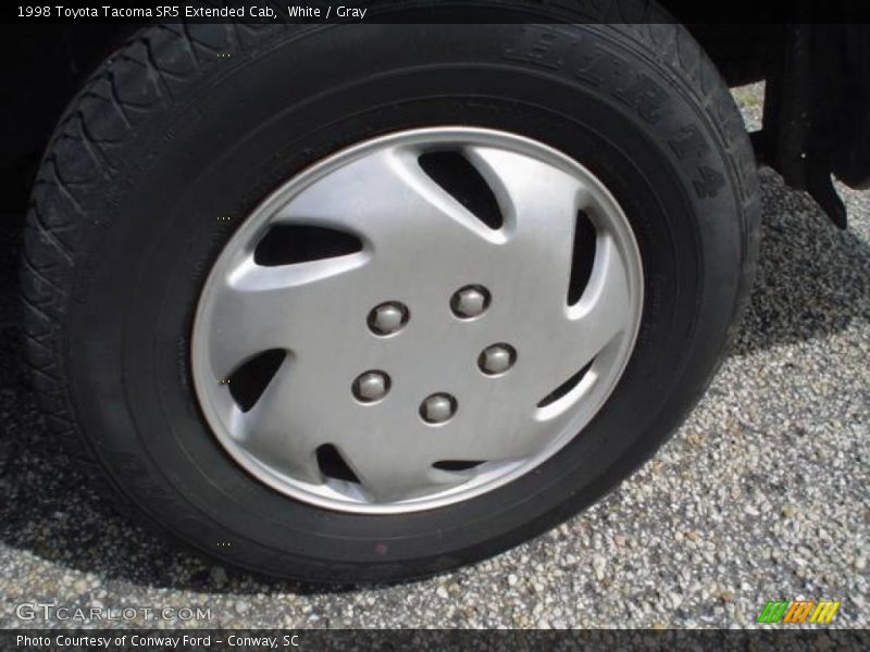 White / Gray 1998 Toyota Tacoma SR5 Extended Cab